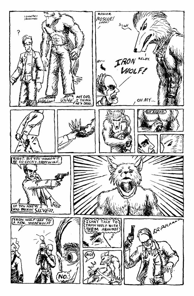 Iron Wolf 1: The Bank - COMPLETE 20 page comic by PickleJuice