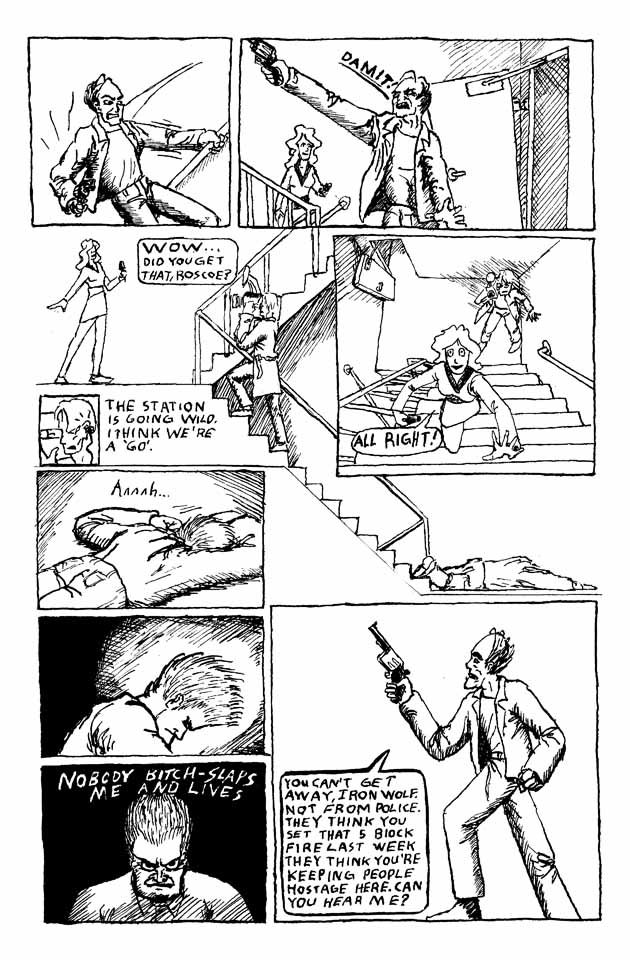 Iron Wolf 1: The Bank - COMPLETE 20 page comic by PickleJuice