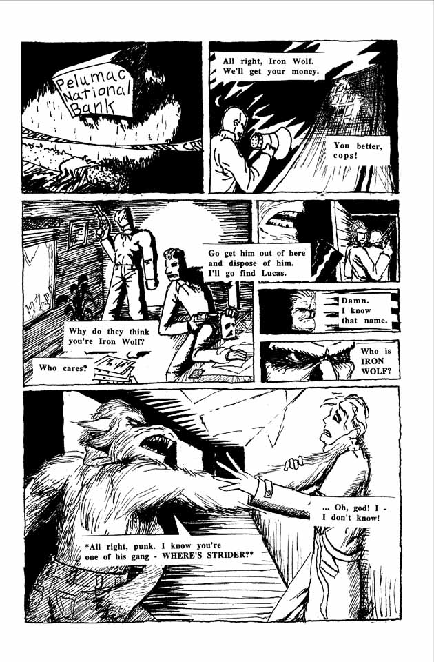 Iron Wolf 1: The Bank - COMPLETE 20 page comic by PickleJuice
