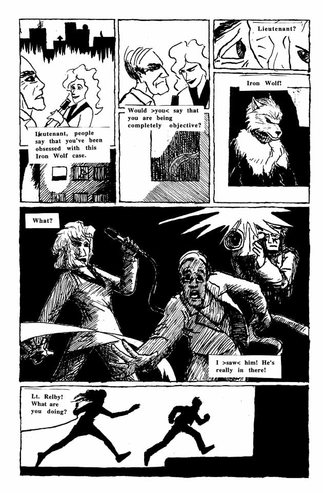 Iron Wolf 1: The Bank - COMPLETE 20 page comic by PickleJuice