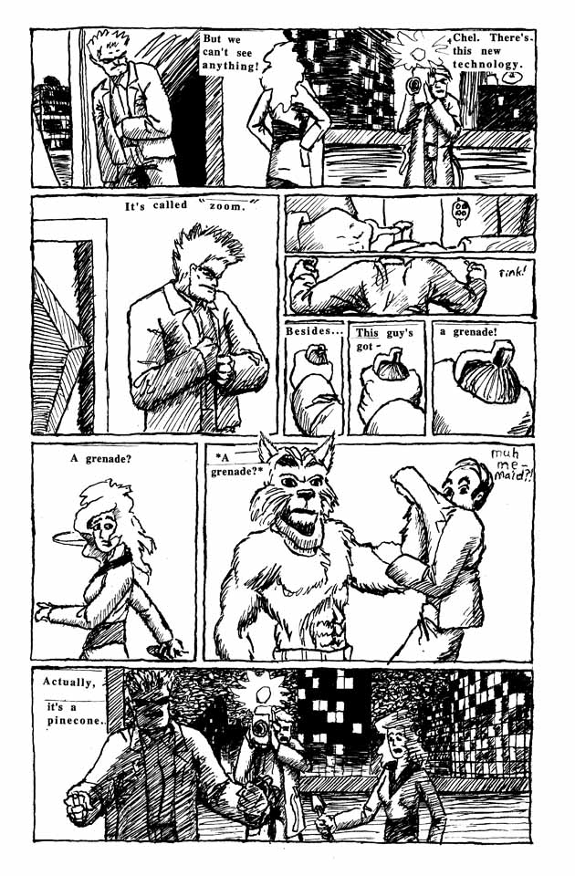Iron Wolf 1: The Bank - COMPLETE 20 page comic by PickleJuice