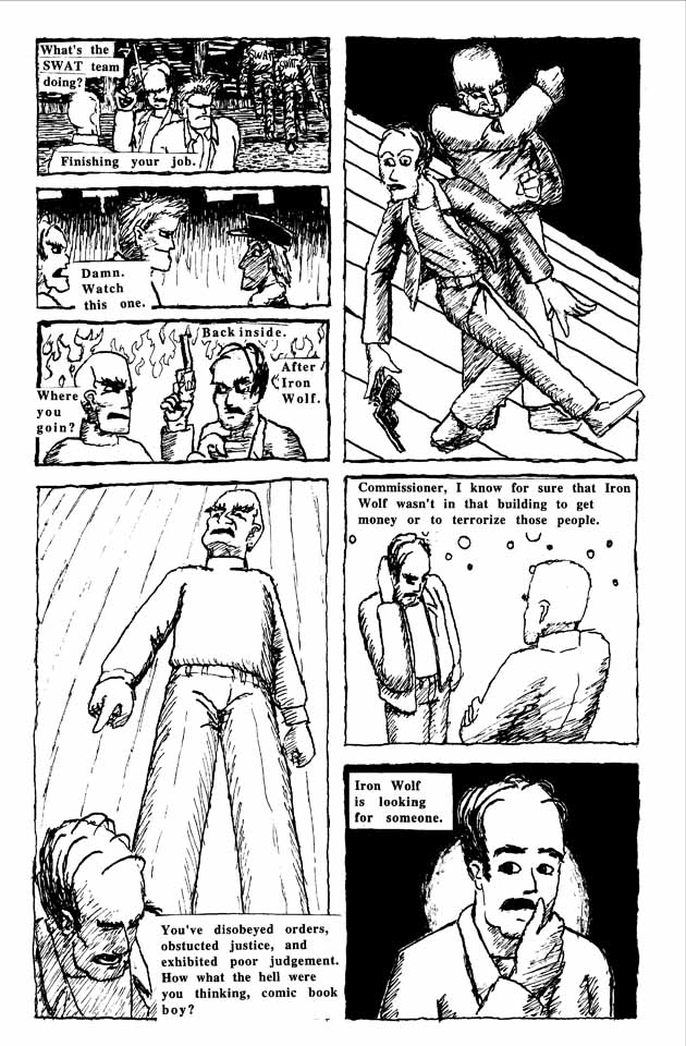 Iron Wolf 1: The Bank - COMPLETE 20 page comic by PickleJuice