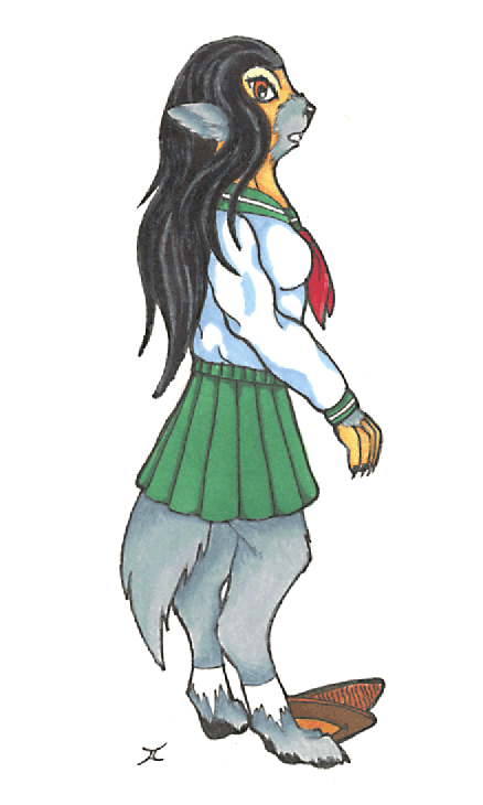 SchoolGirl by Skychaser