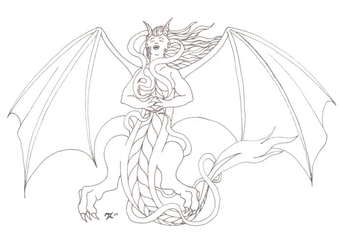 ladydragonmorph by Skychaser