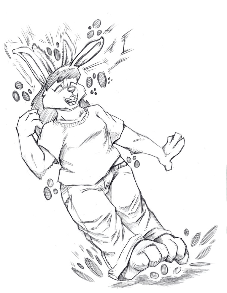 Lion to Bunny TF transformation by Tincrash
