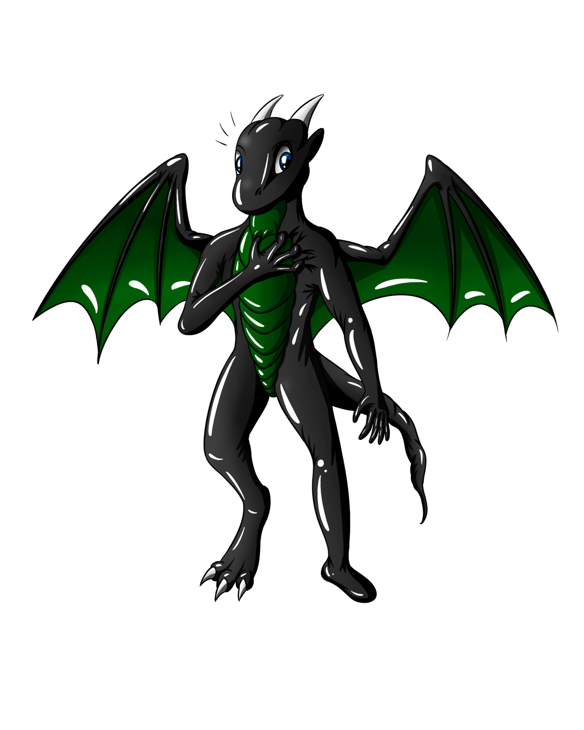 Dragon latex tf (birthdaygift) by Tomek1000