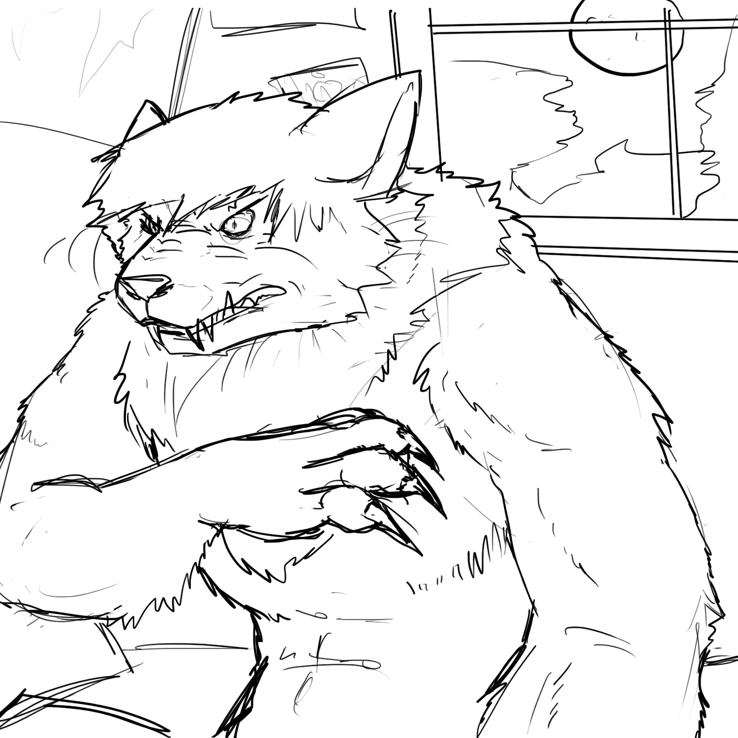 Werewolf sequence by ToxicPhox