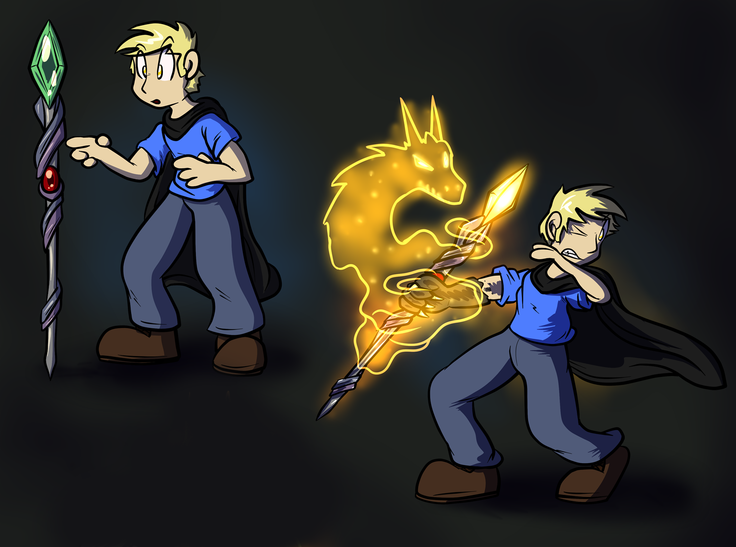 Dragon Staff by Virmir