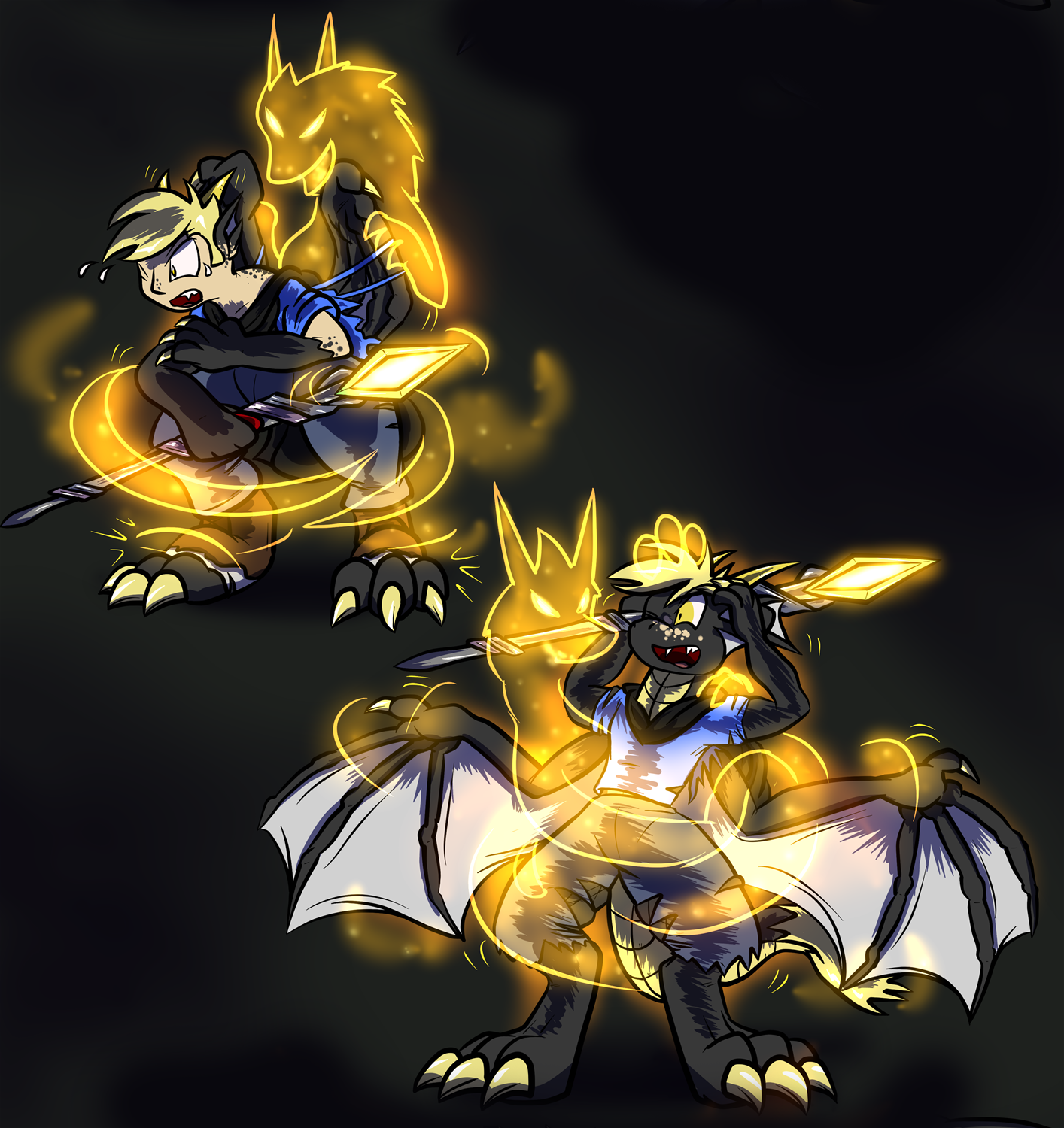 Dragon Staff by Virmir
