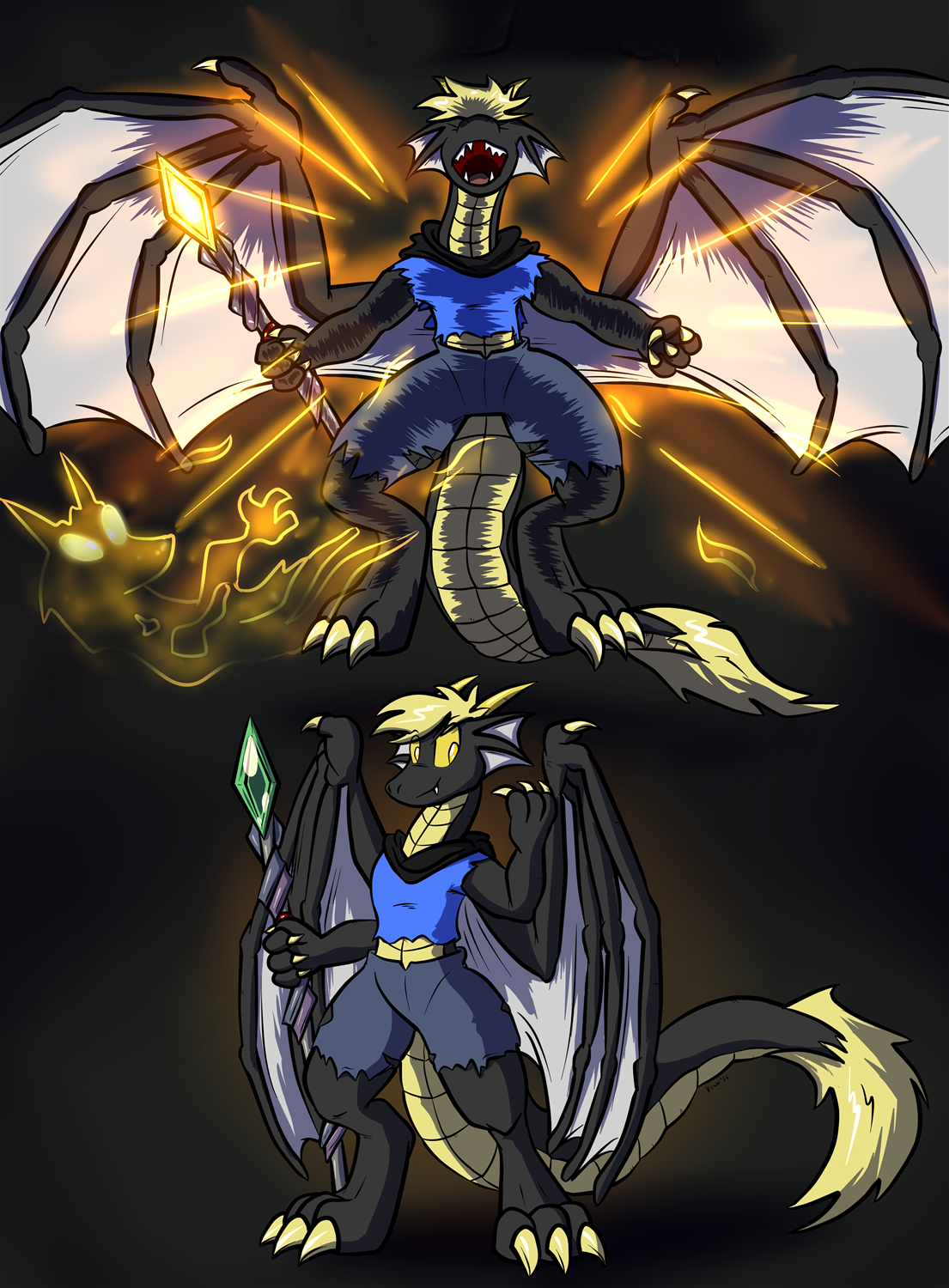 Dragon Staff by Virmir