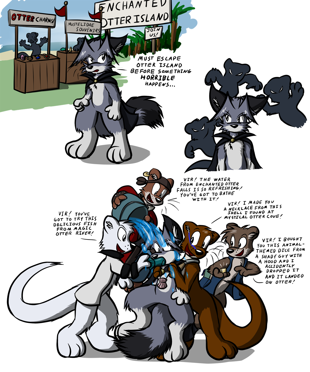 Escape from Otter Island by Virmir