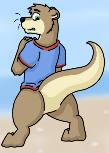 Shirt Otter by Weazel75