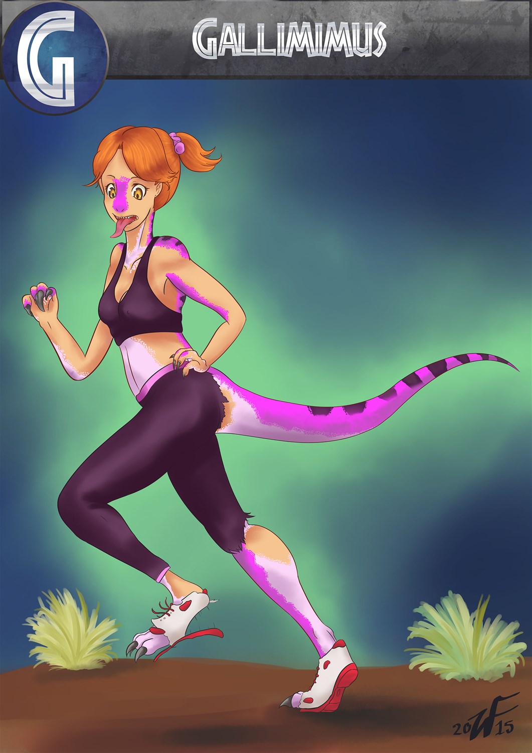 G is for Gallimimus by Witchfiend