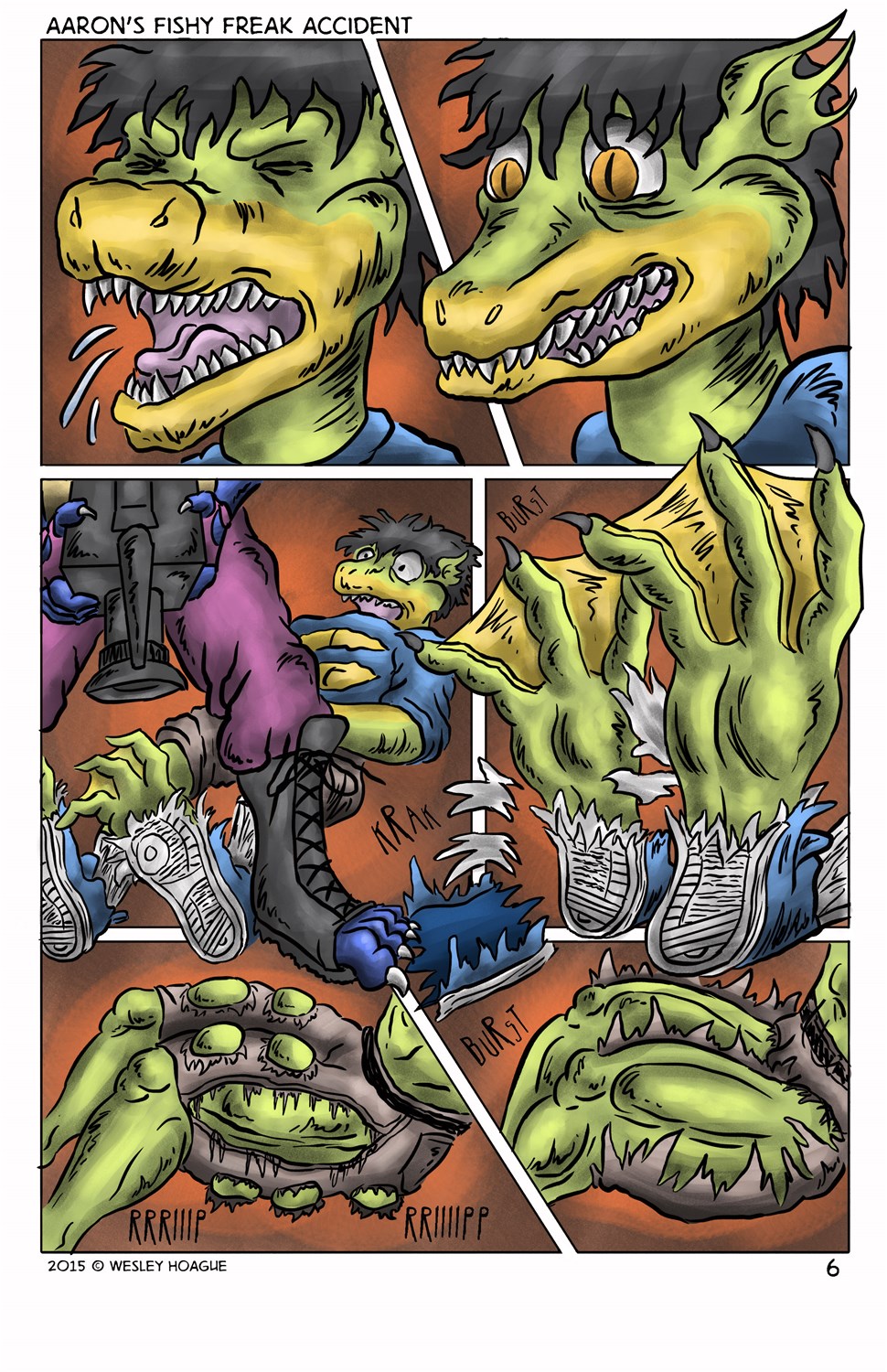 Aaron's Fishy Freak Accident by Antiquity-Varmint