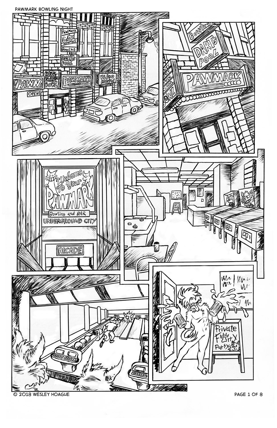 Pawmark Bowling Night by Antiquity-Varmint