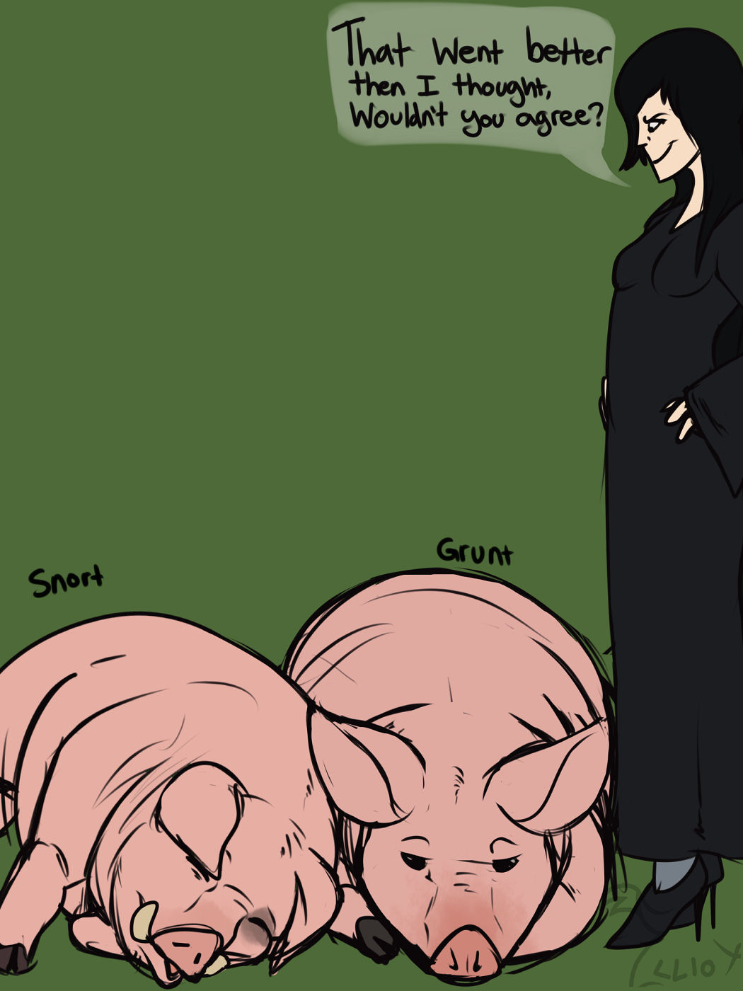passing witch by BinturongBoss