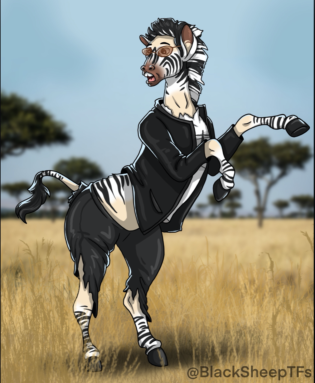 Zebra Guy by Blacksheeptfs