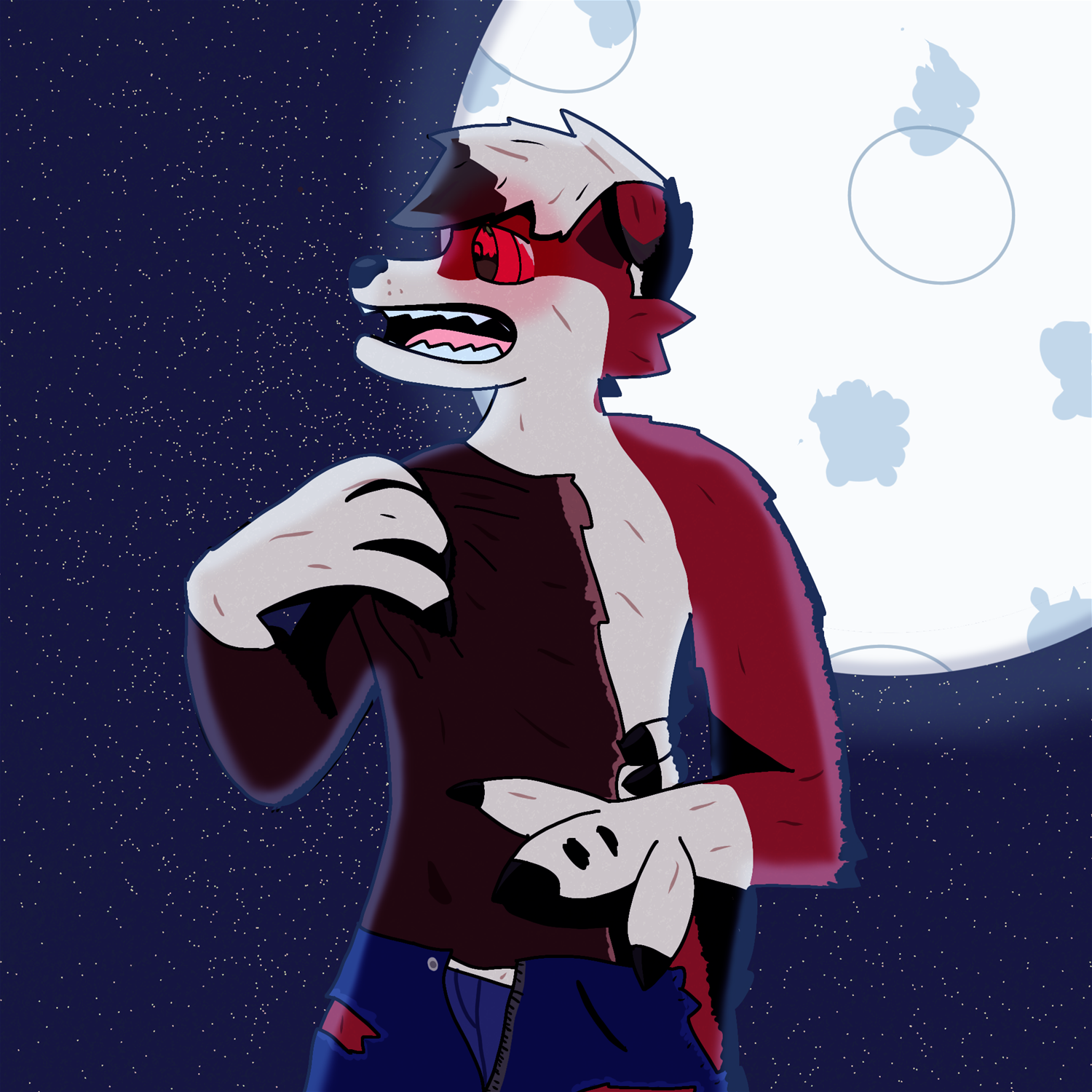 Full Moon=Lycanroc Time by Briandabluefox 