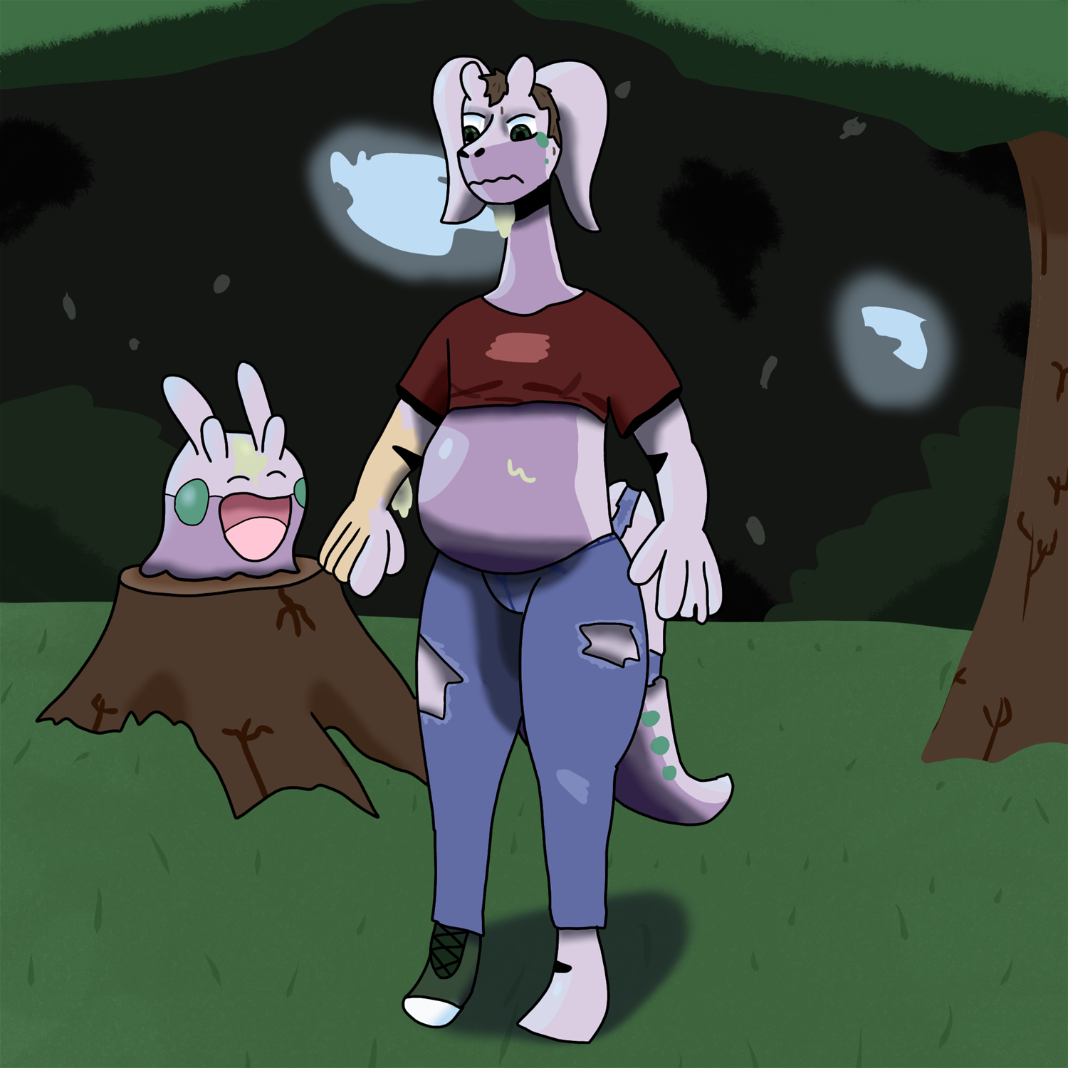 Friend Shaped (Goodra TF) by Briandabluefox 