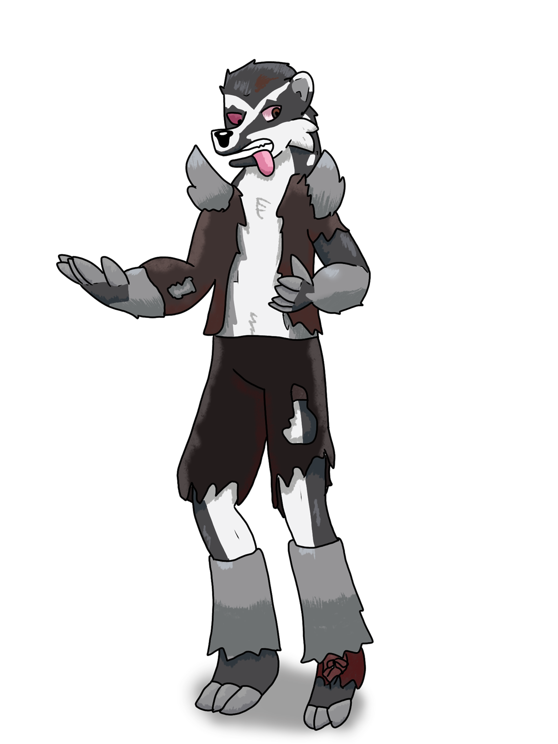 Octransfur 2023 Day 5: Obstagoon by Briandabluefox 