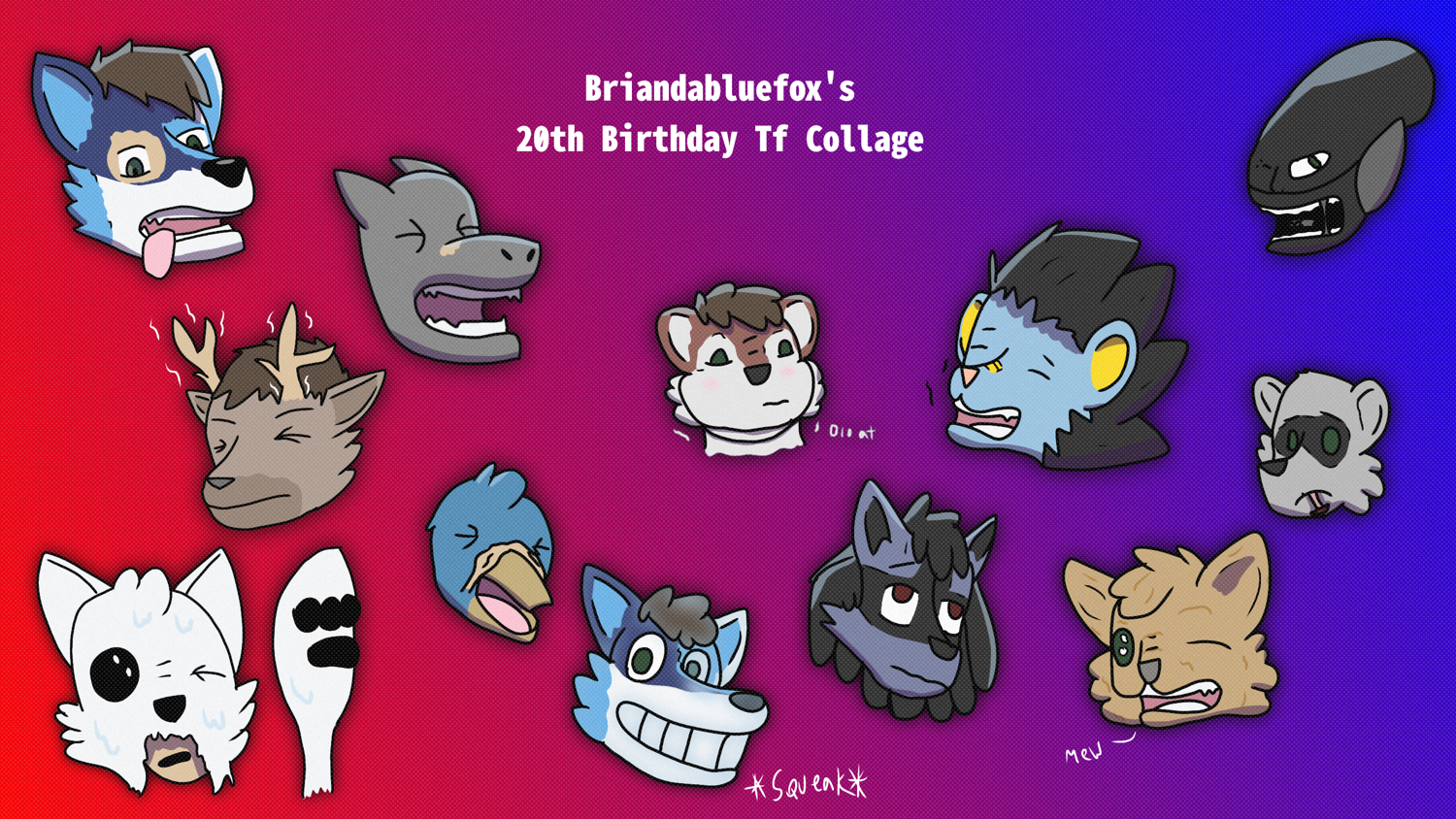Briandabluefox's 20th birthday tf collage by Briandabluefox 