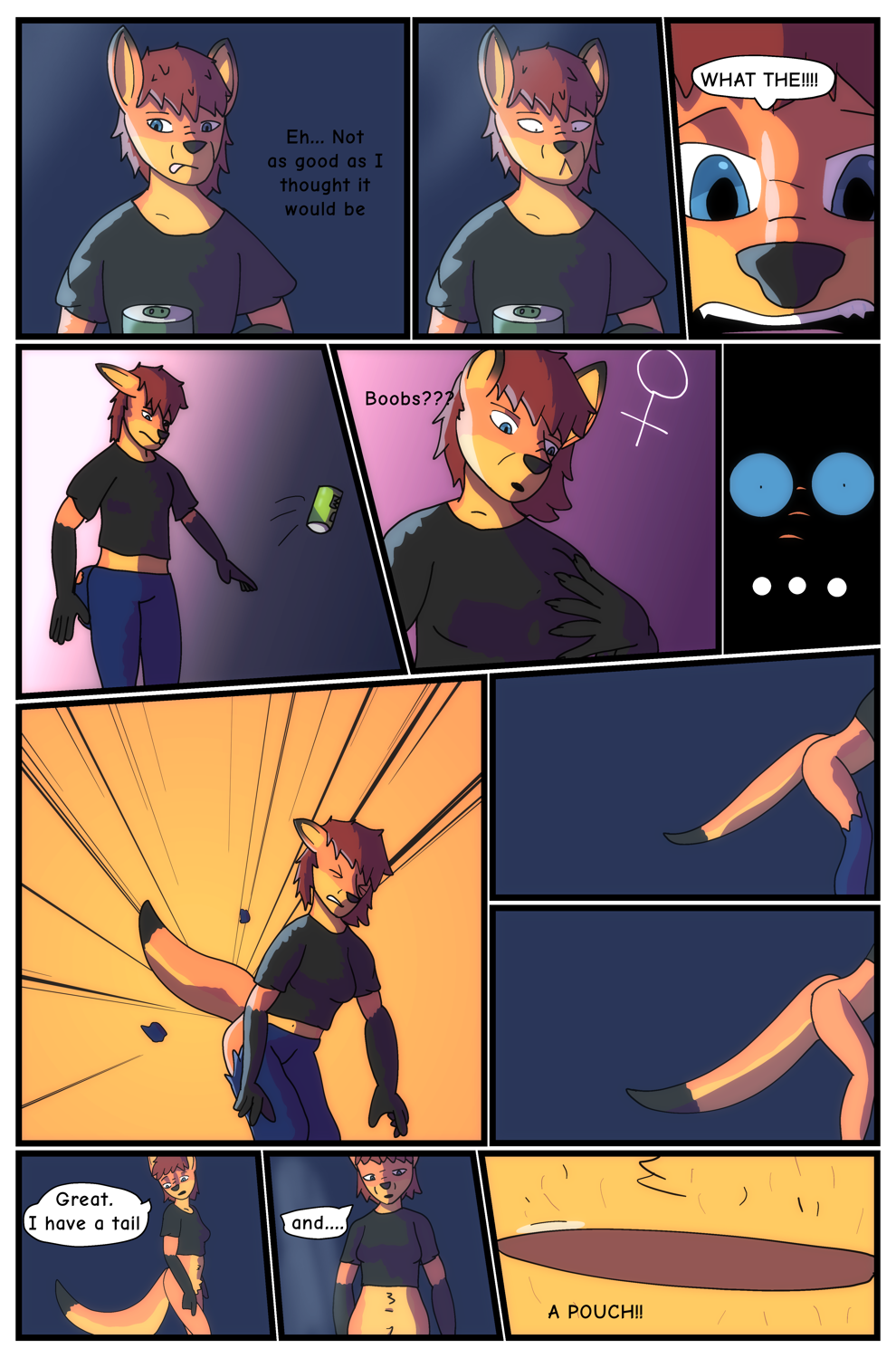 Power of Energy Drinks (Kangaroo TF/TG) by Briandabluefox 