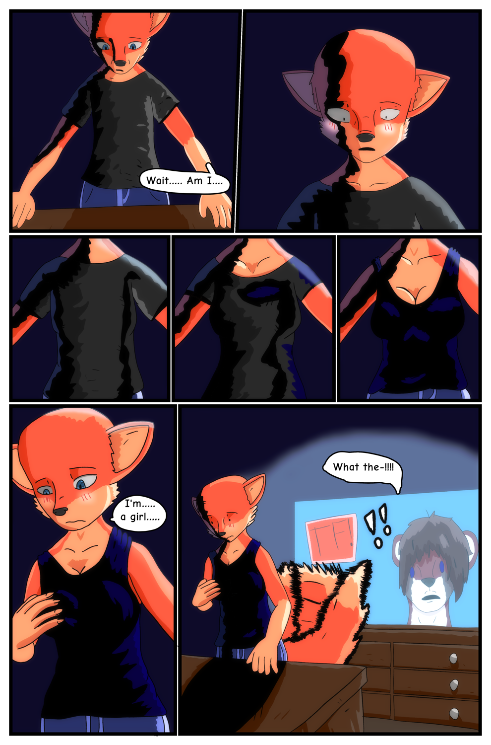 The Perfume of a Fox (Fox TF/TG) by Briandabluefox 