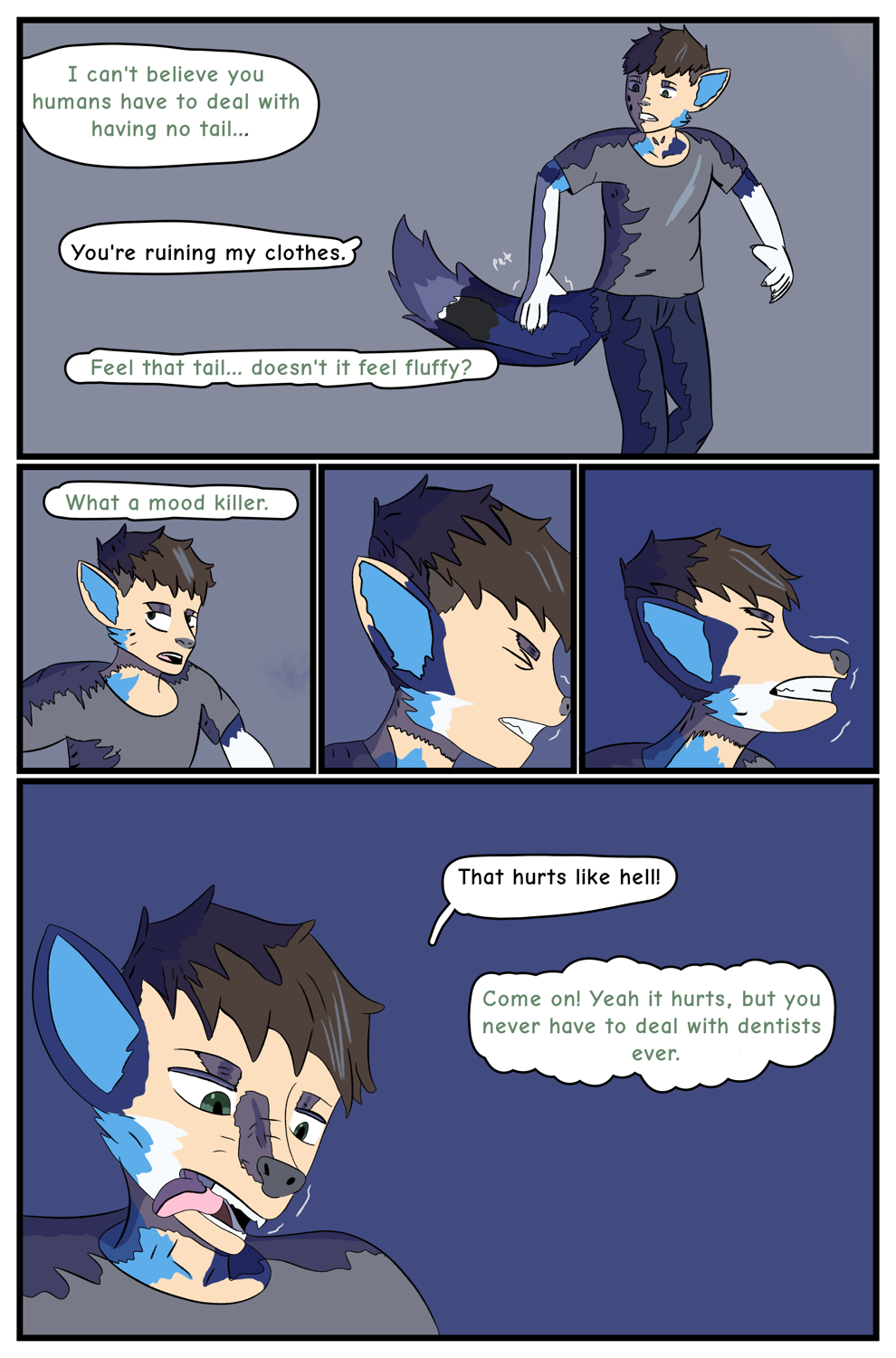 A Terrible Time for Gaming (Fox Sona TF) by Briandabluefox 