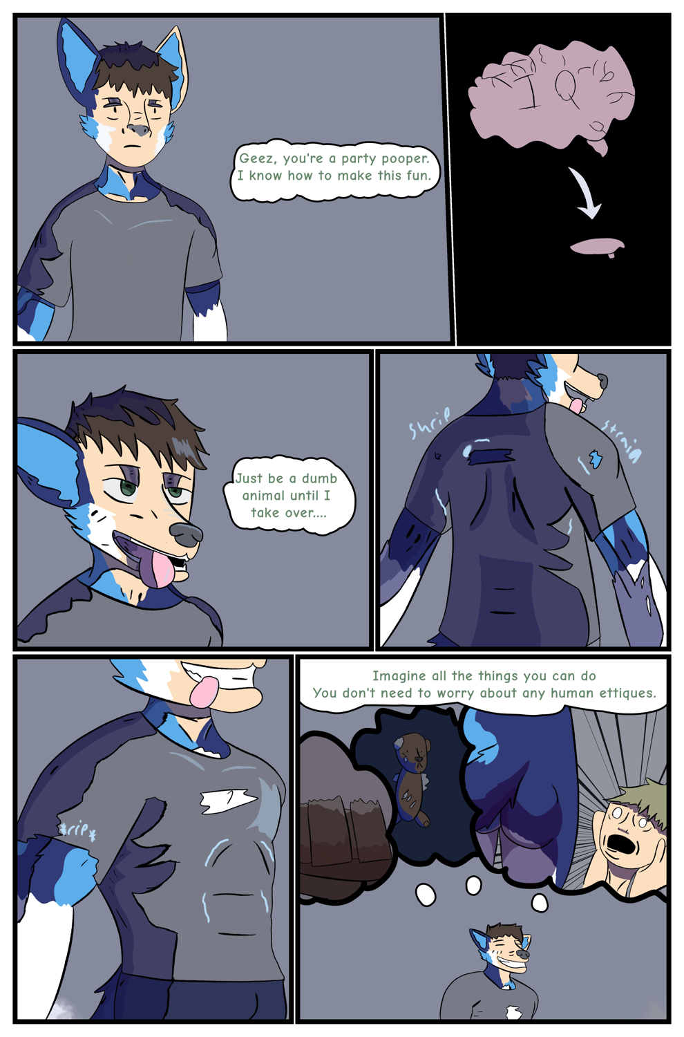 A Terrible Time for Gaming (Fox Sona TF) by Briandabluefox 