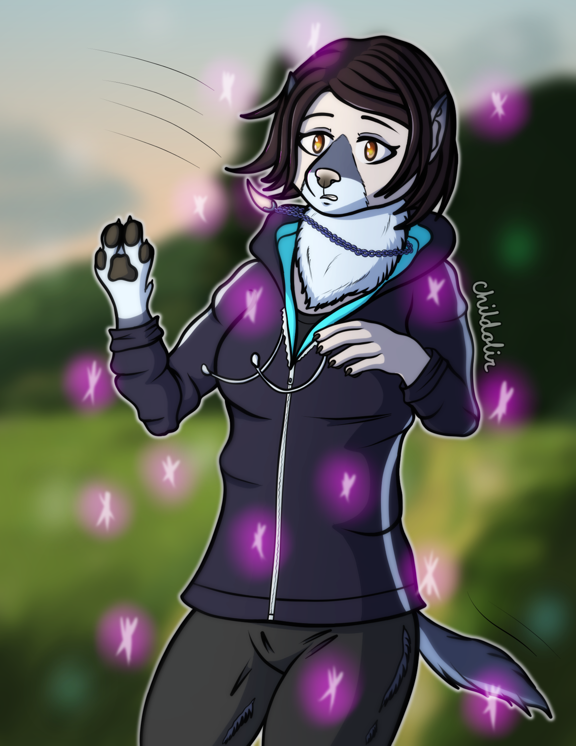 Lilith's Necklace - Wolf TF by Childolir