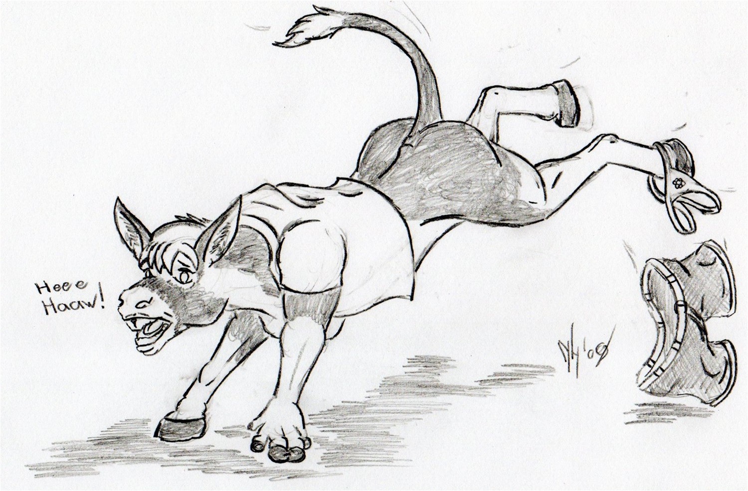 A Braying Fool by Dragon-Storm - Transfur