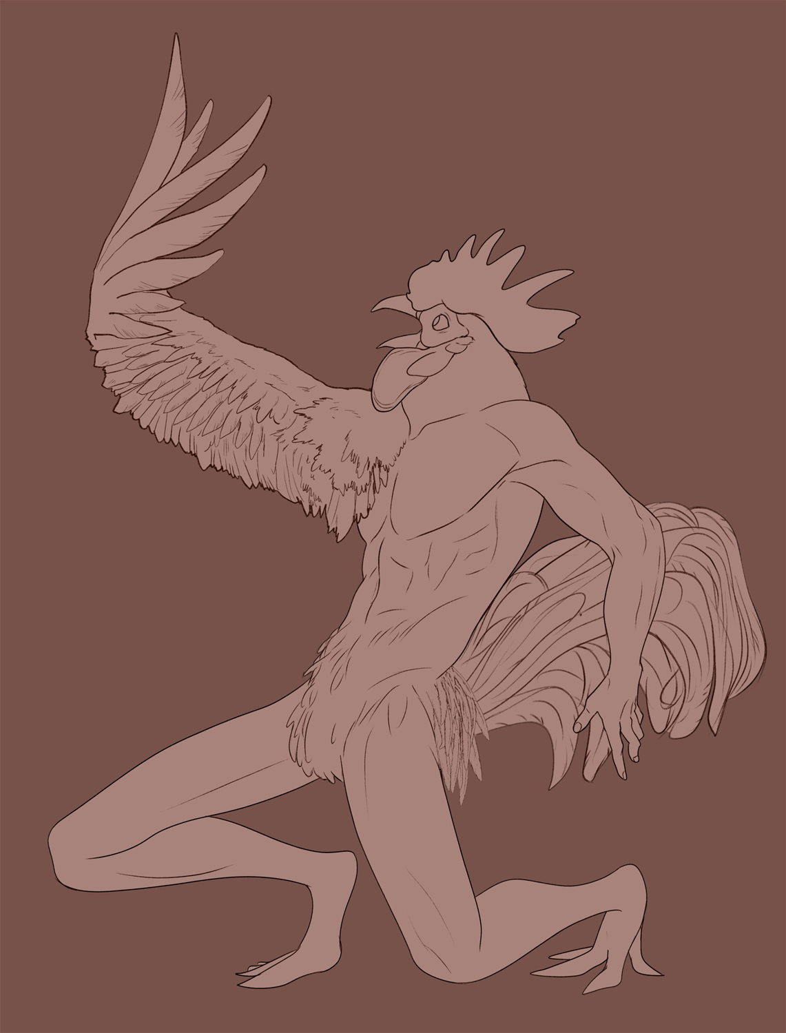 WERETOBER 4 - Chicken by DRIJUCE
