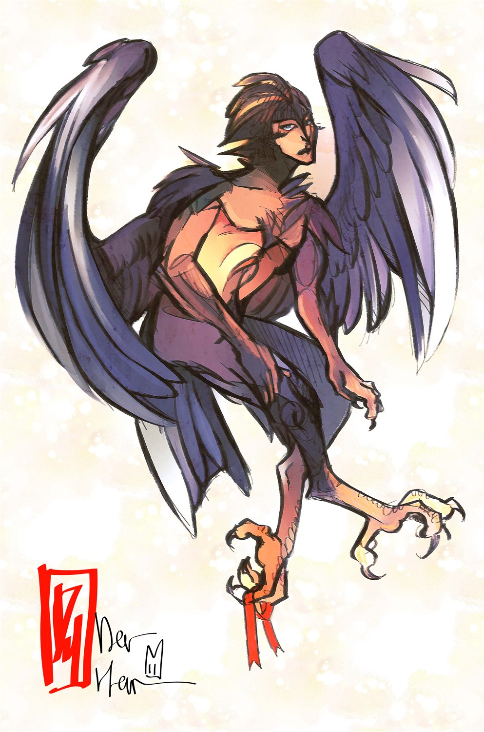 Julian Crow Transformation by Fireantach
