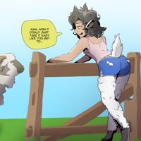 Lucky Sheep by frankenJade