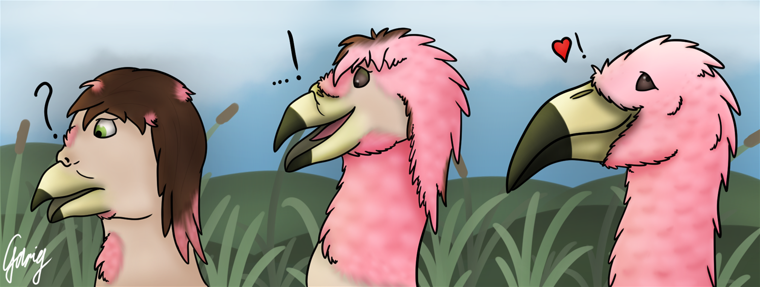 Happy Flamingo! by Garig1510
