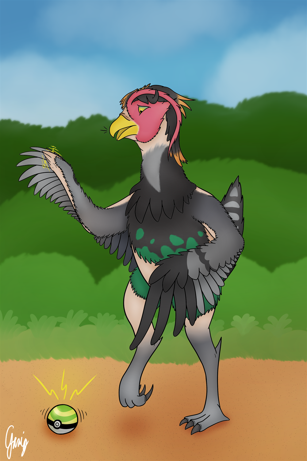An Unfezant Malfunction by Garig1510