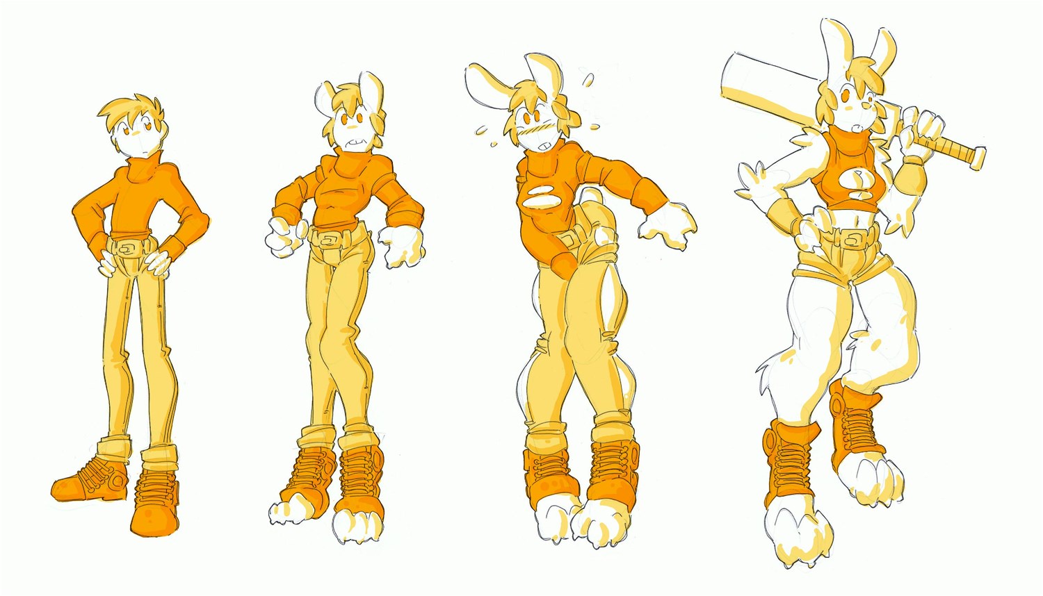 Sporty Bunny by Hukeng