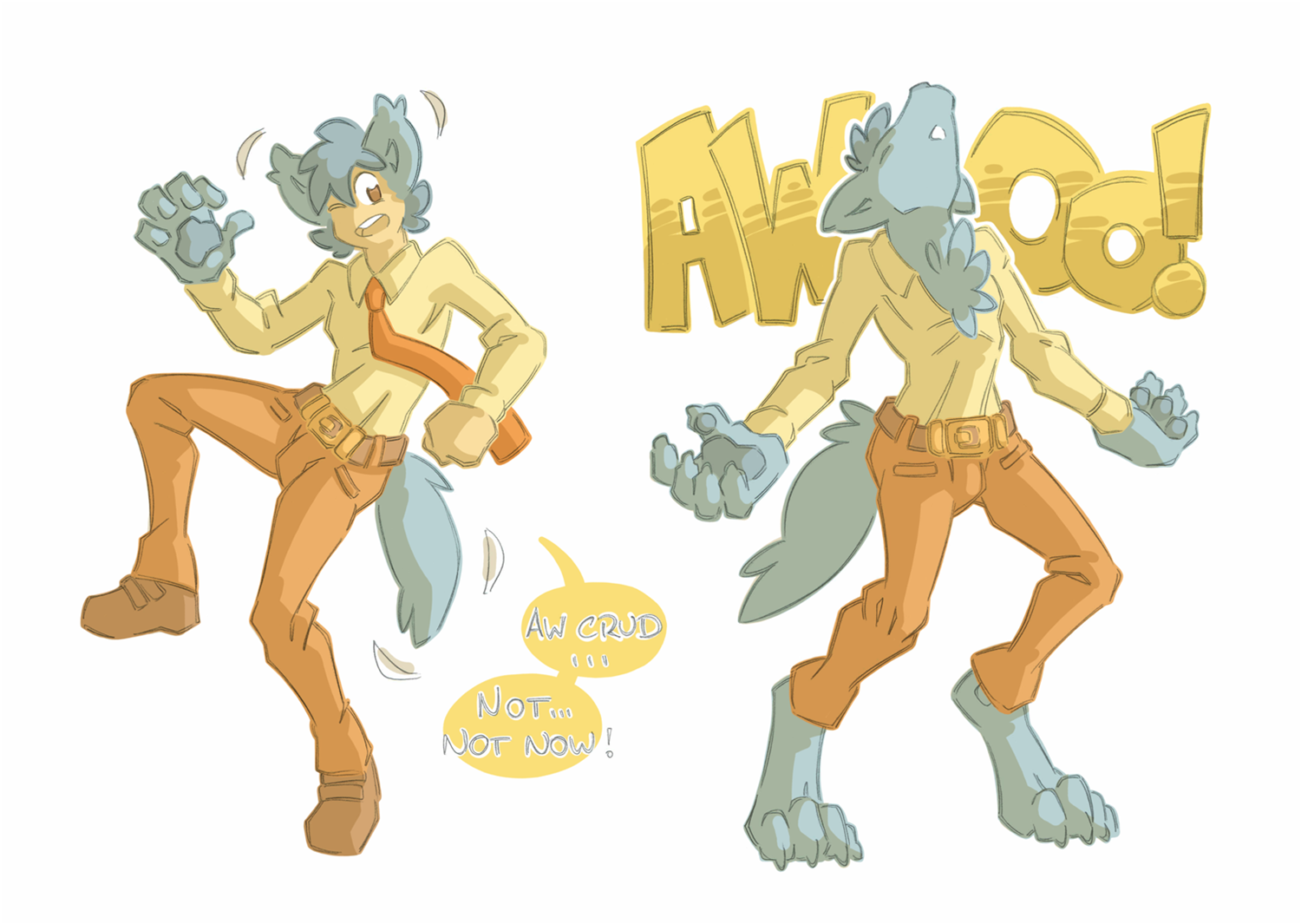 Office Wolf by Hukeng