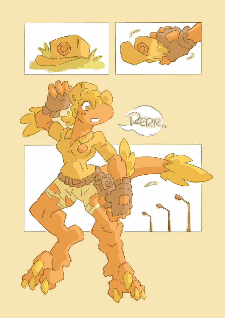 Pizza Raptor by Hukeng