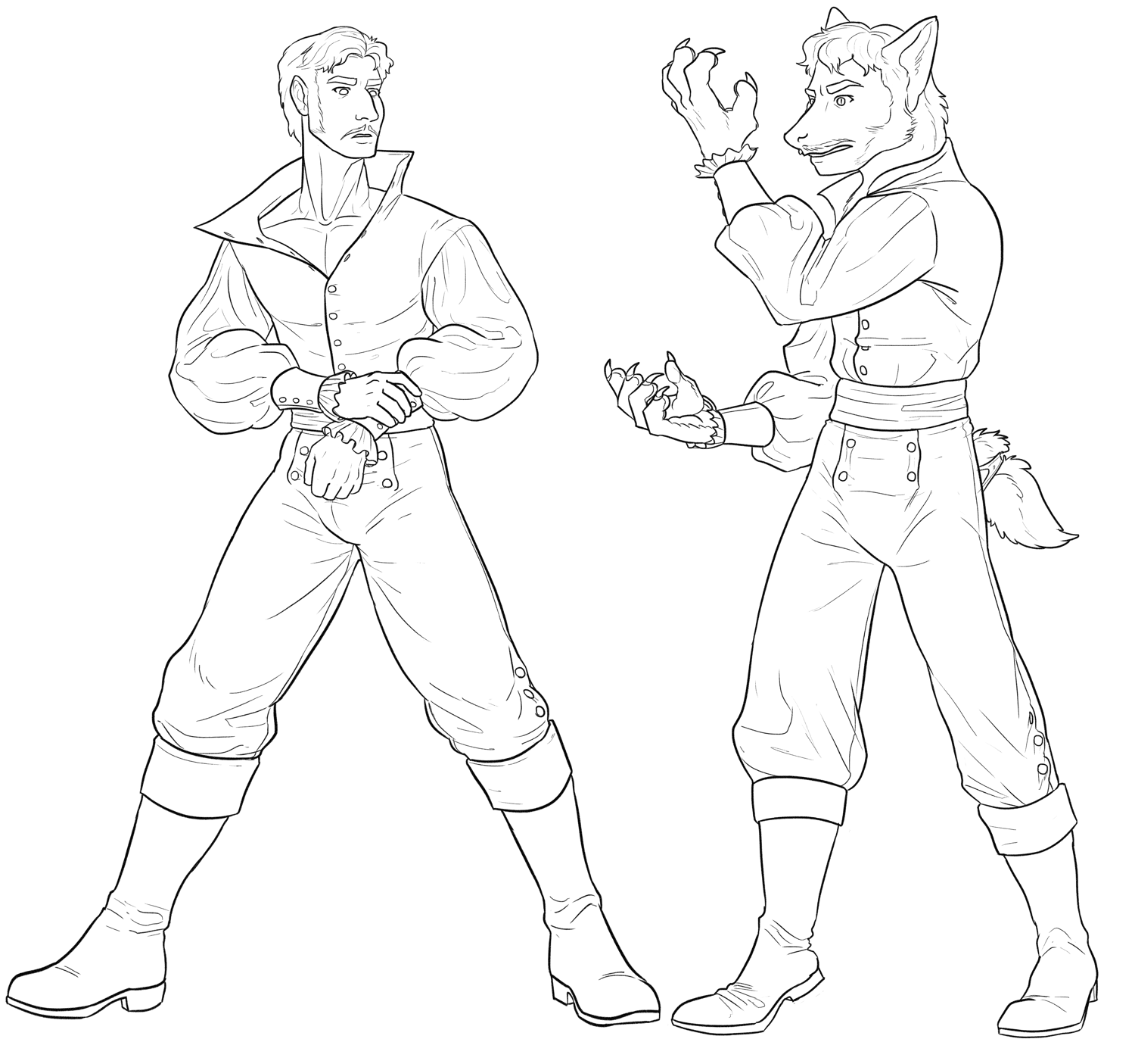 Foxy olden times guy by Lakhanto