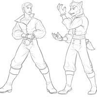 Foxy olden times guy by Lakhanto