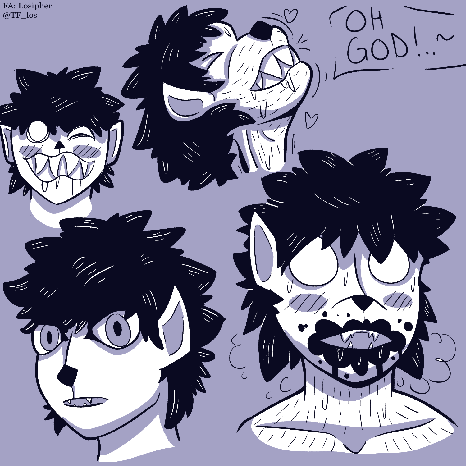 Werewolf Draws by Losipher