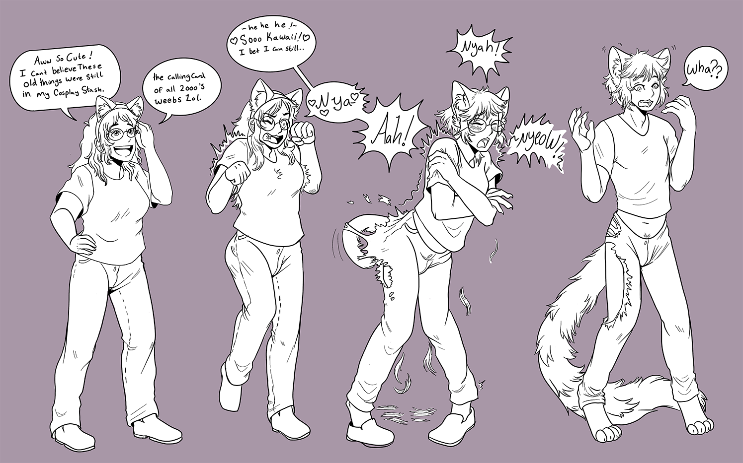 Me-Owch! by Mxmaramoose