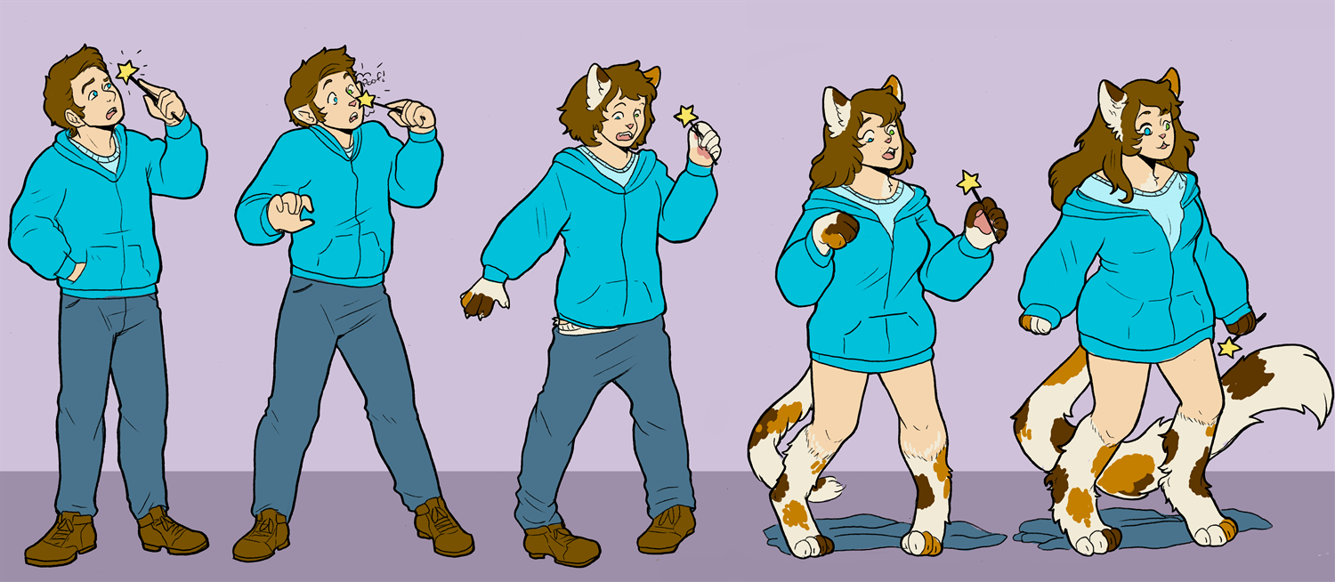Curiosity converted the Catgirl.. by Mxmaramoose
