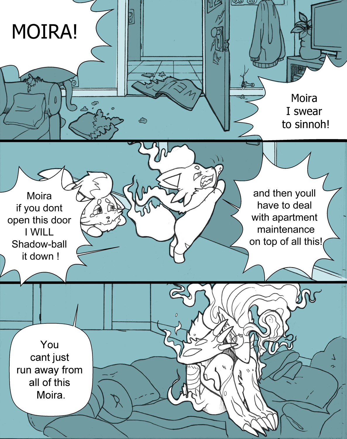 Keeping Up Appearances (Hisuian Zorua TF) by Mxmaramoose