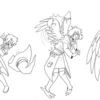 Witch to Harpy... again by Mxmaramoose
