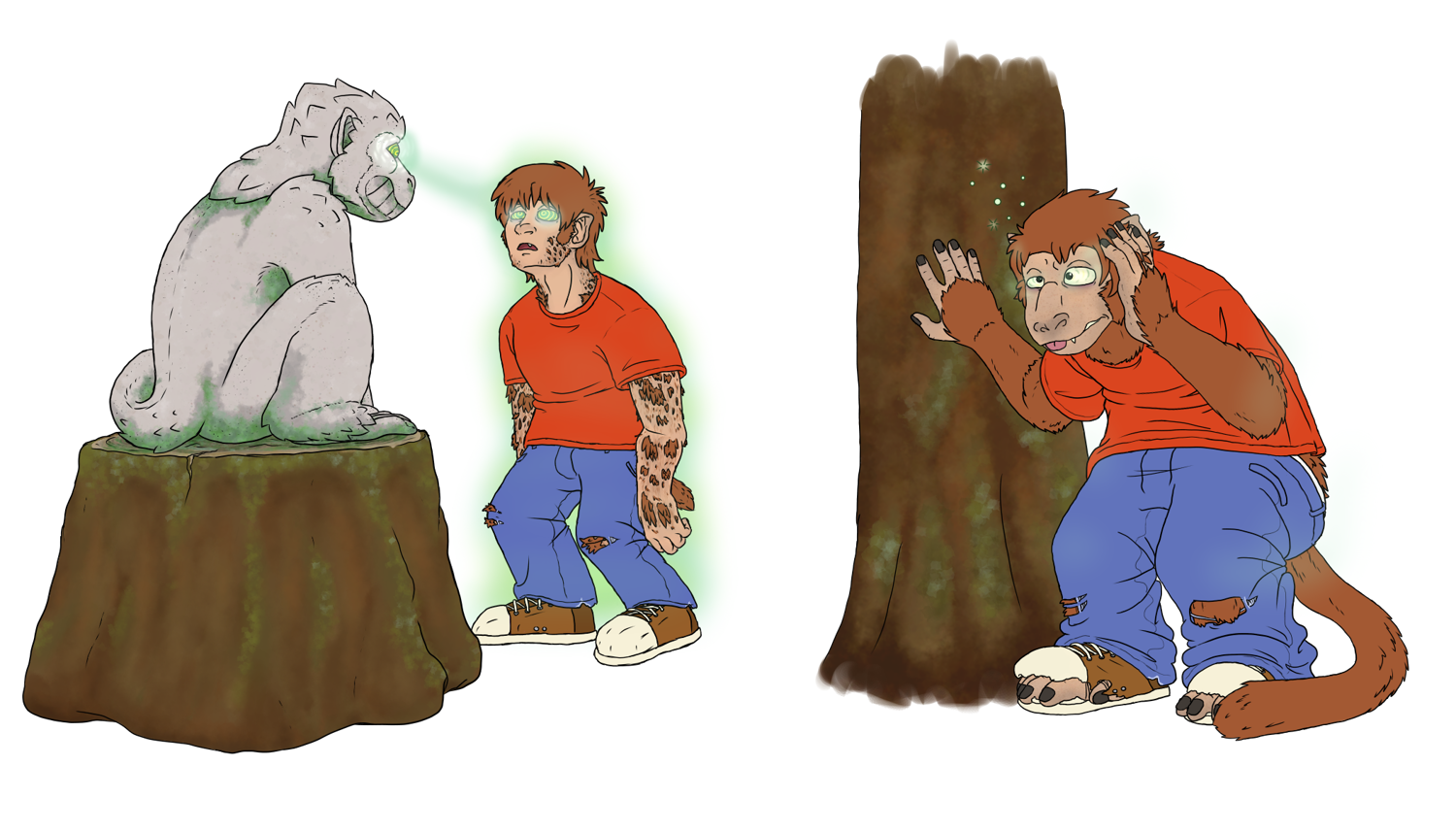 Beware the idol in the woods by Nerdi_Serdi