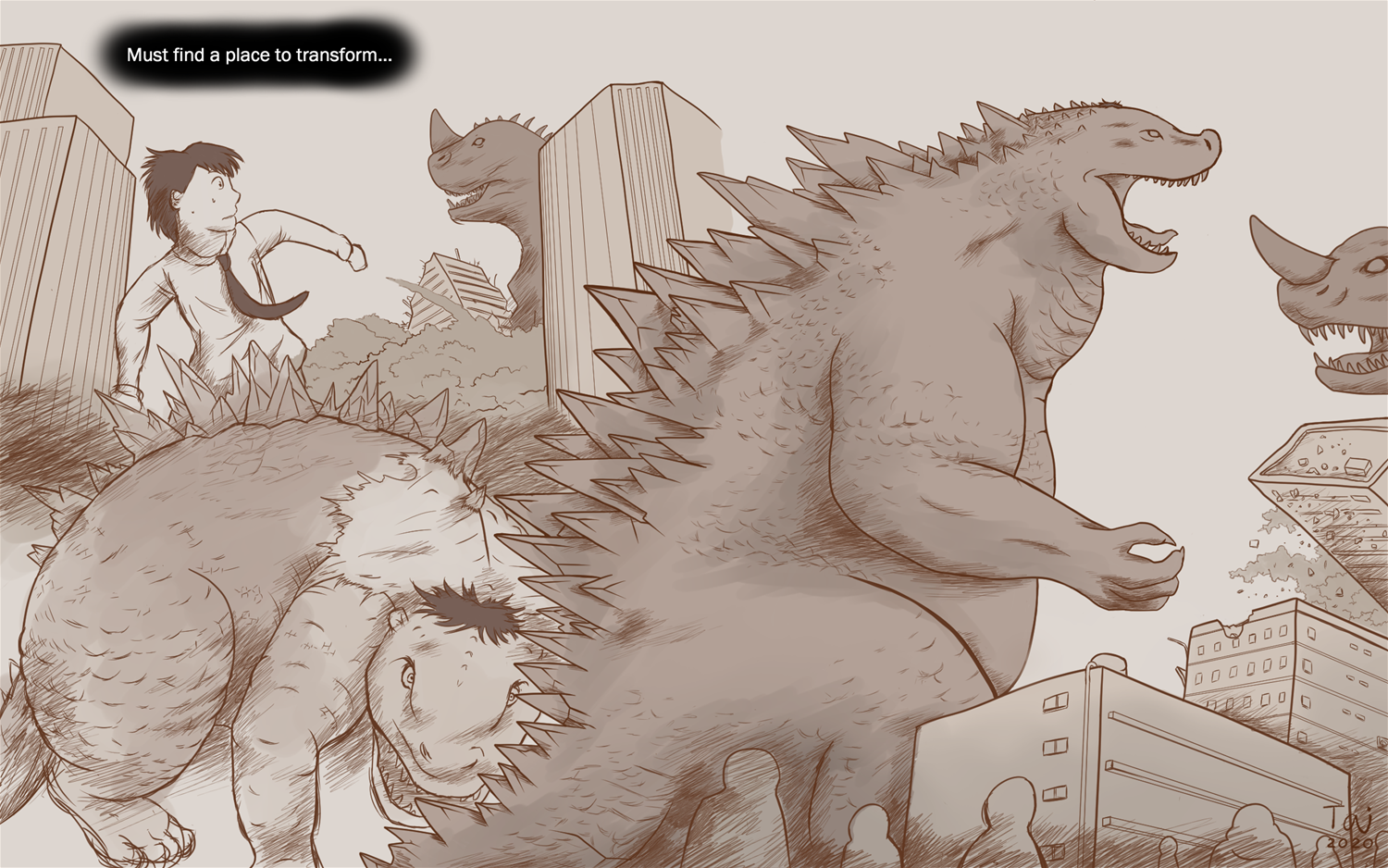 Gigantic Hero by Taitora