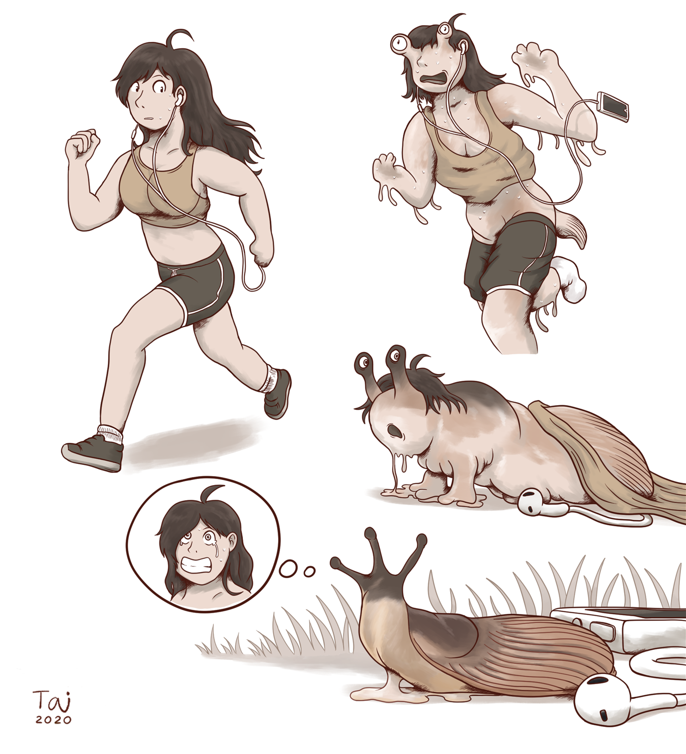 Afternoon Jog by Taitora