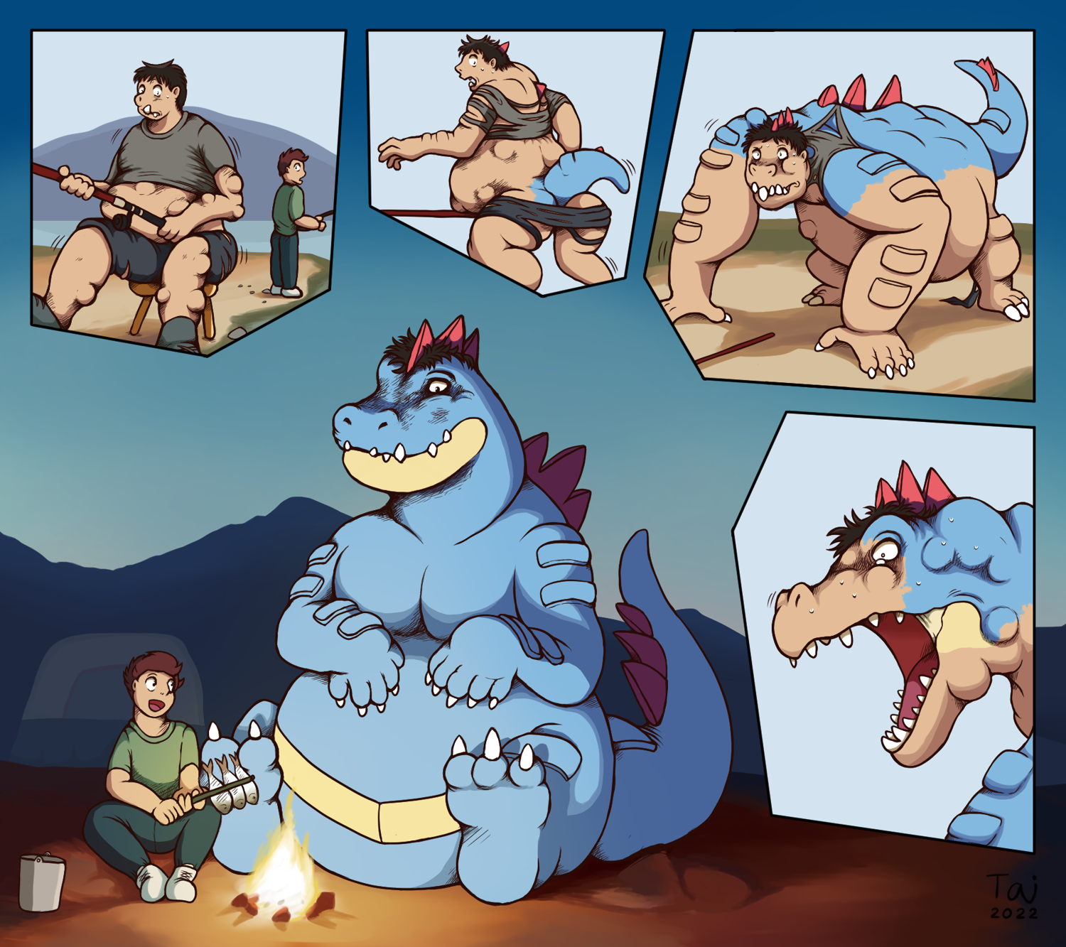 Fishing Break by Taitora